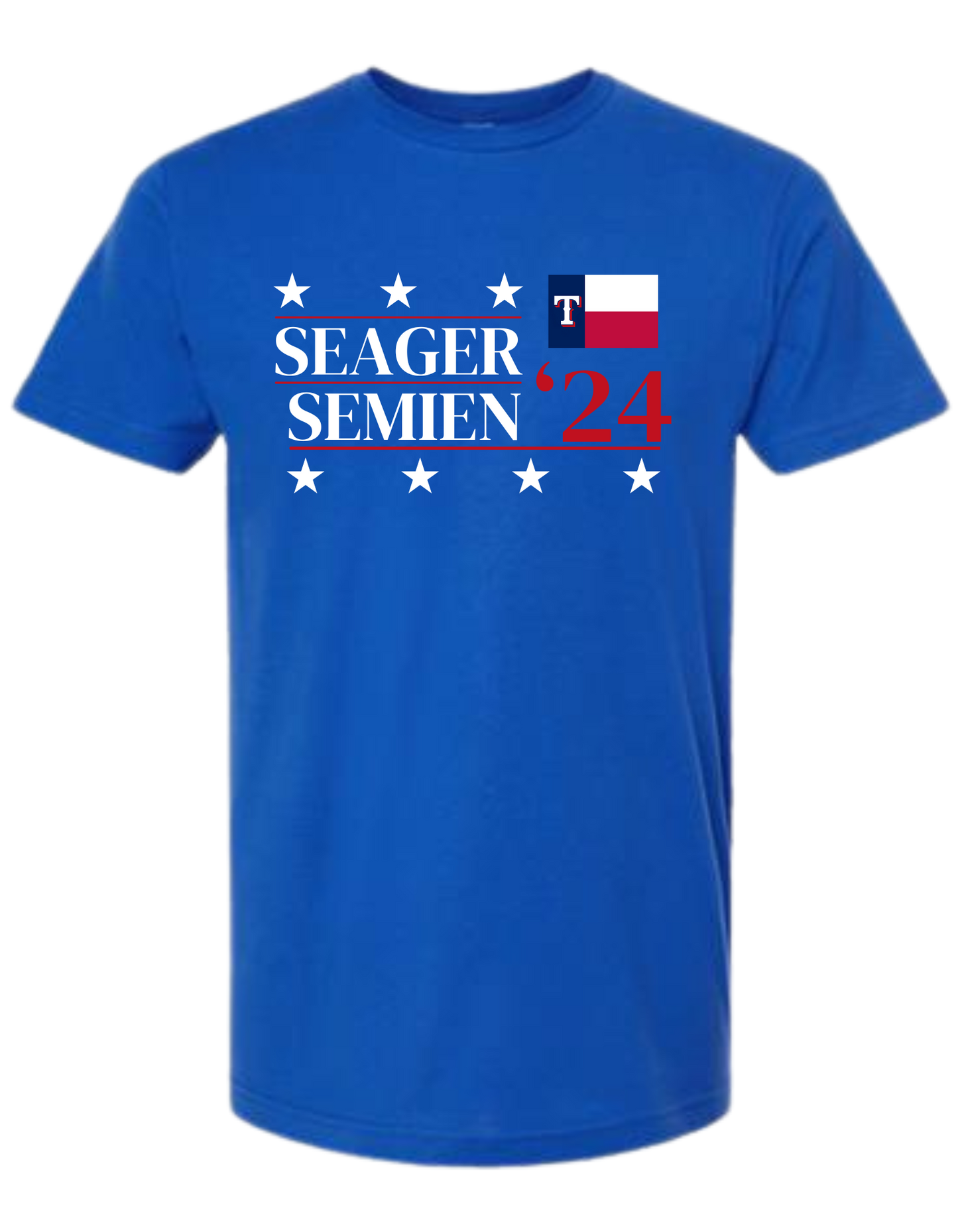 Seager Semien 2024 Texas Rangers Tee - Unisex