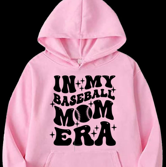 Pink Hoodie - Baseball Mom Era